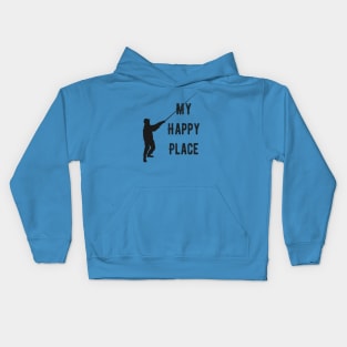 Fishing is my Happy Place Kids Hoodie